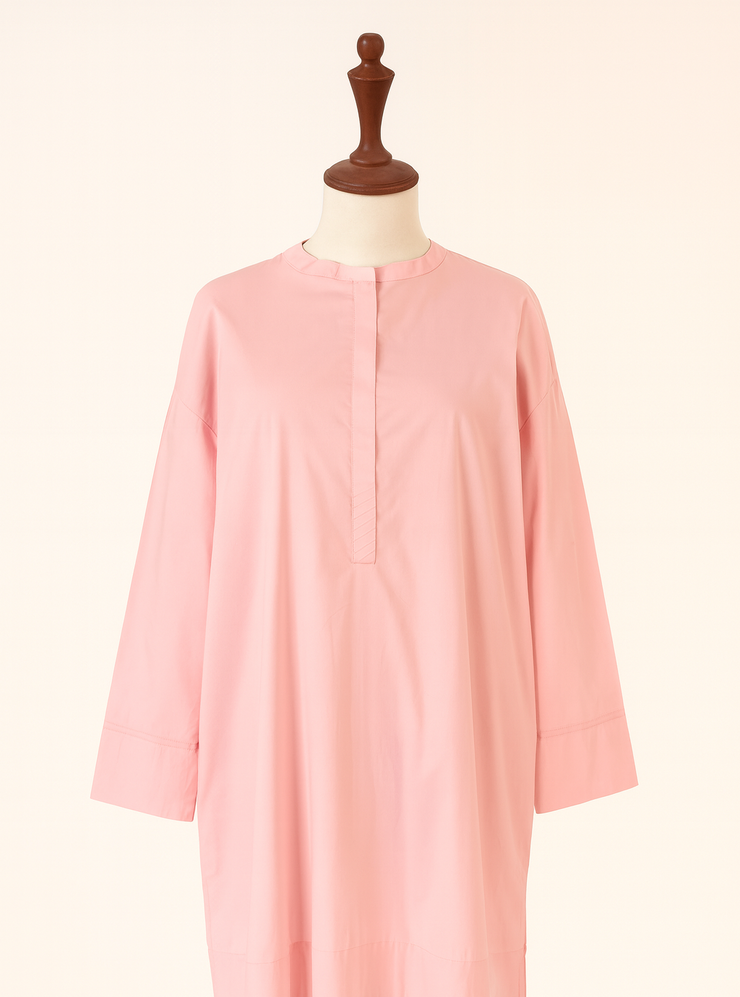 Solid Cambric Shirt Pink