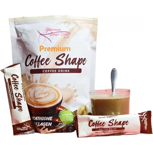 Cris Cosmetics Premium Coffee Shape Coffee Drink 10 Sachets
