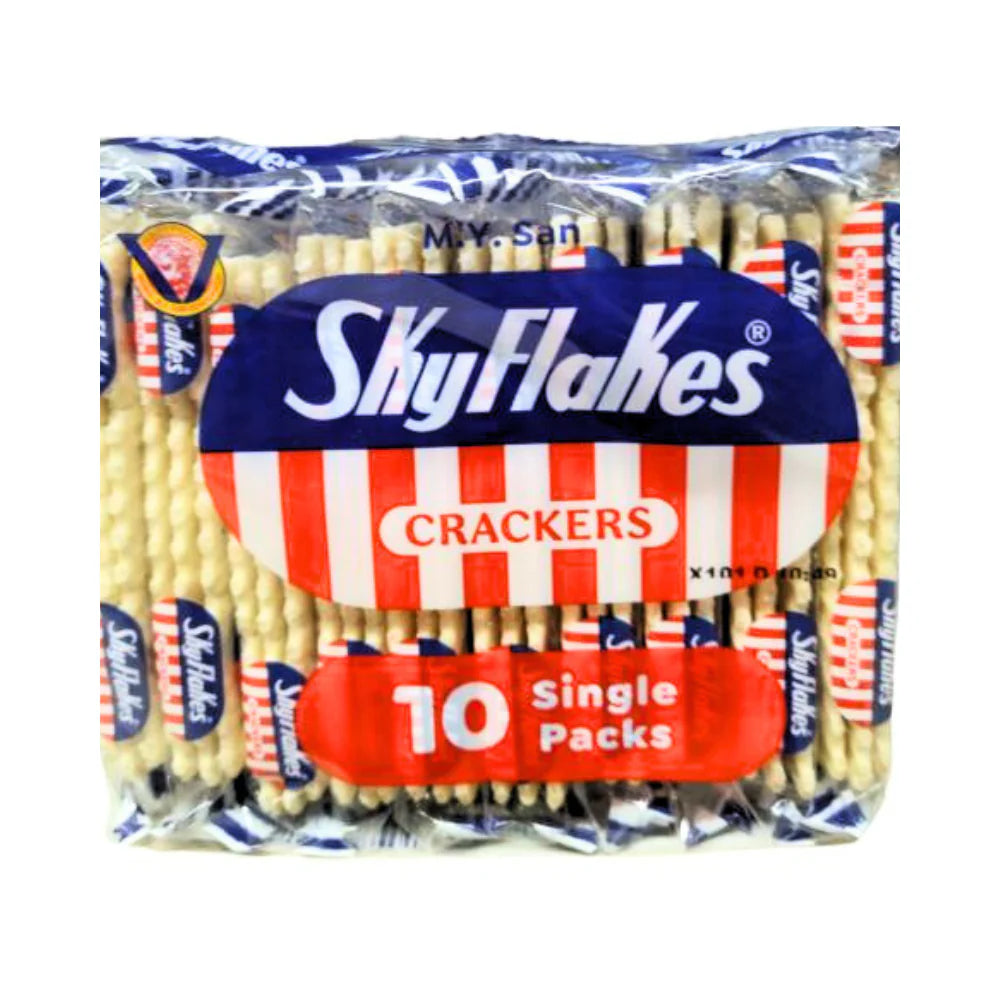 M.Y. San Sky Flakes Crackers Snack Pack (Solo Packs) 10x25g
