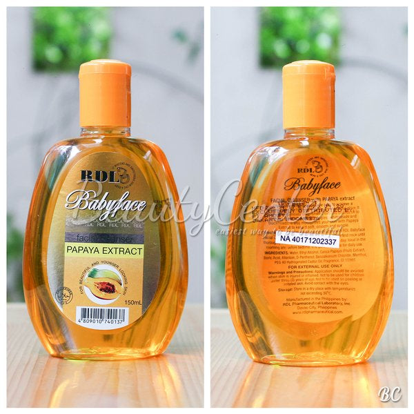RDL Babyface Facial Cleanser With Papaya Extract