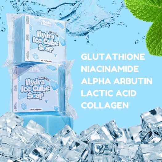 J Skin Beauty HYDRA ICE CUBE Soap 3 BARS 70g Each