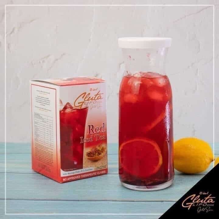 GLUTA LIPO GOLD SERIES RED ICED TEA 12 in 1