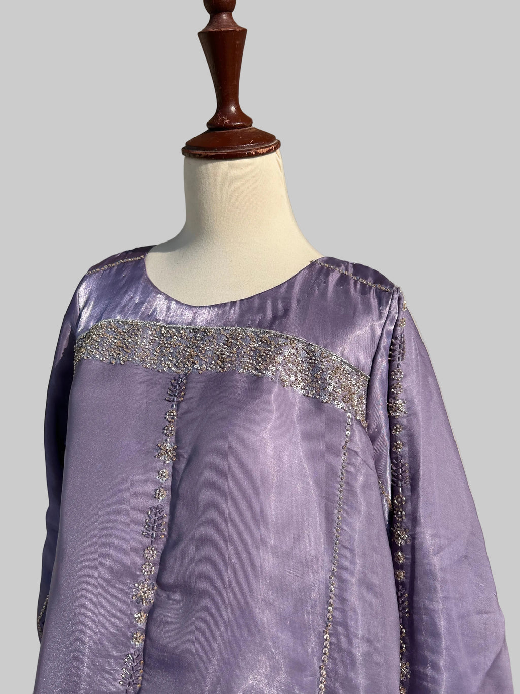Nelofar A. Double Layered Kaftan with Light Embellishments