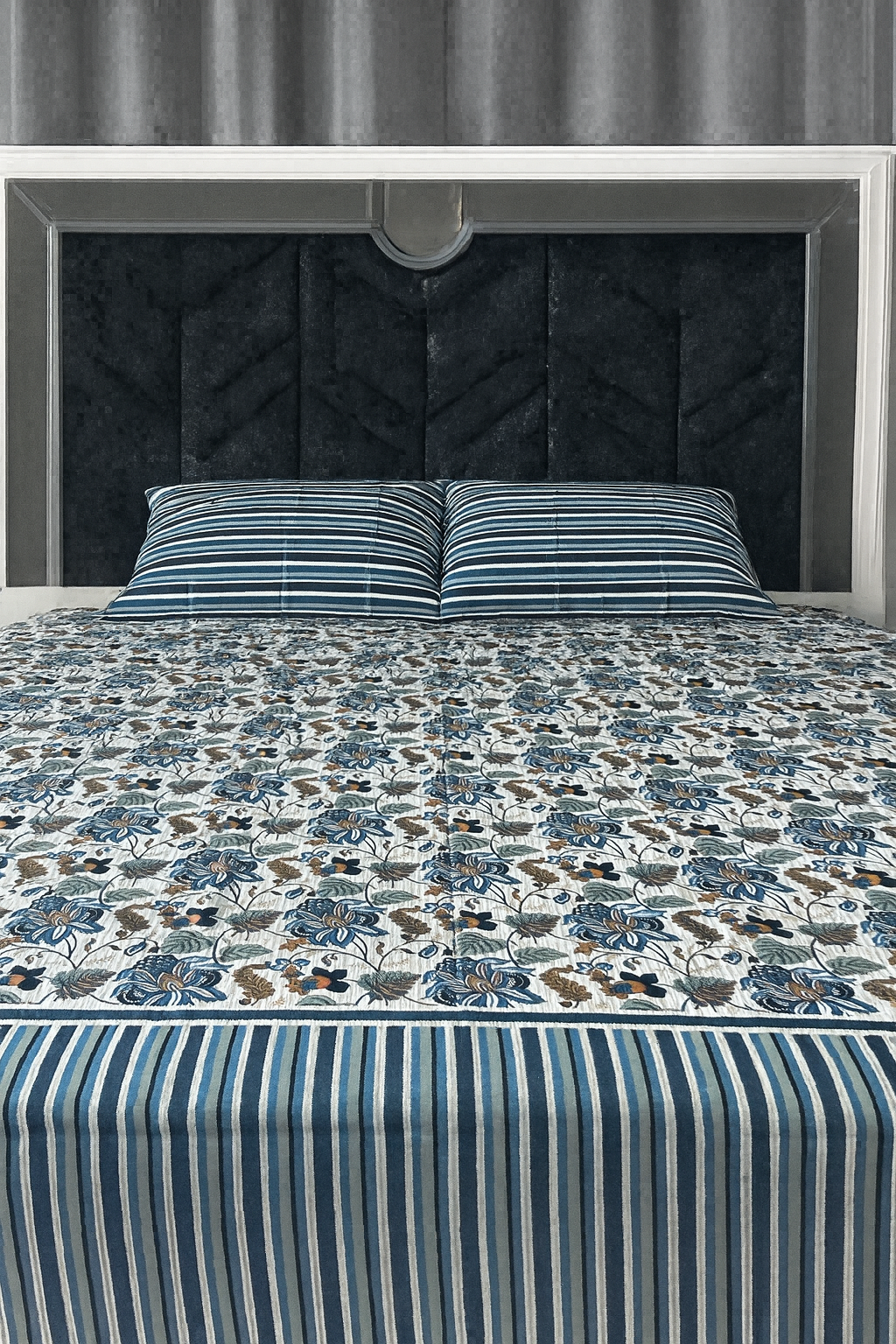 Flat Bedsheet with Two Pillowcases