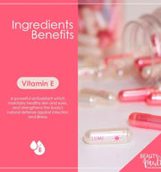 LUMI 24H Glutathione Capsules (60 Caps) 1 Box