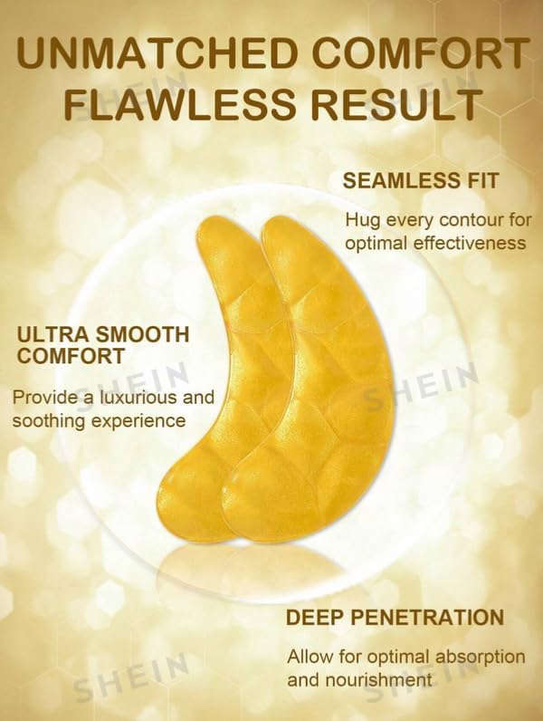 Generic SlowSunday Under Eye Collagen Patches Eye Masks with 24K Gold