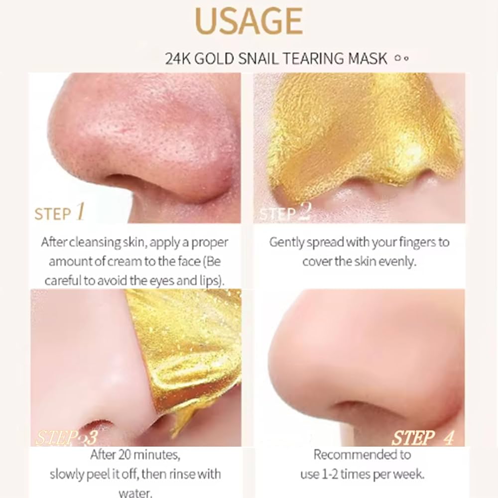 SlowSunday Gold Facial Peel-Off Mask 100 g