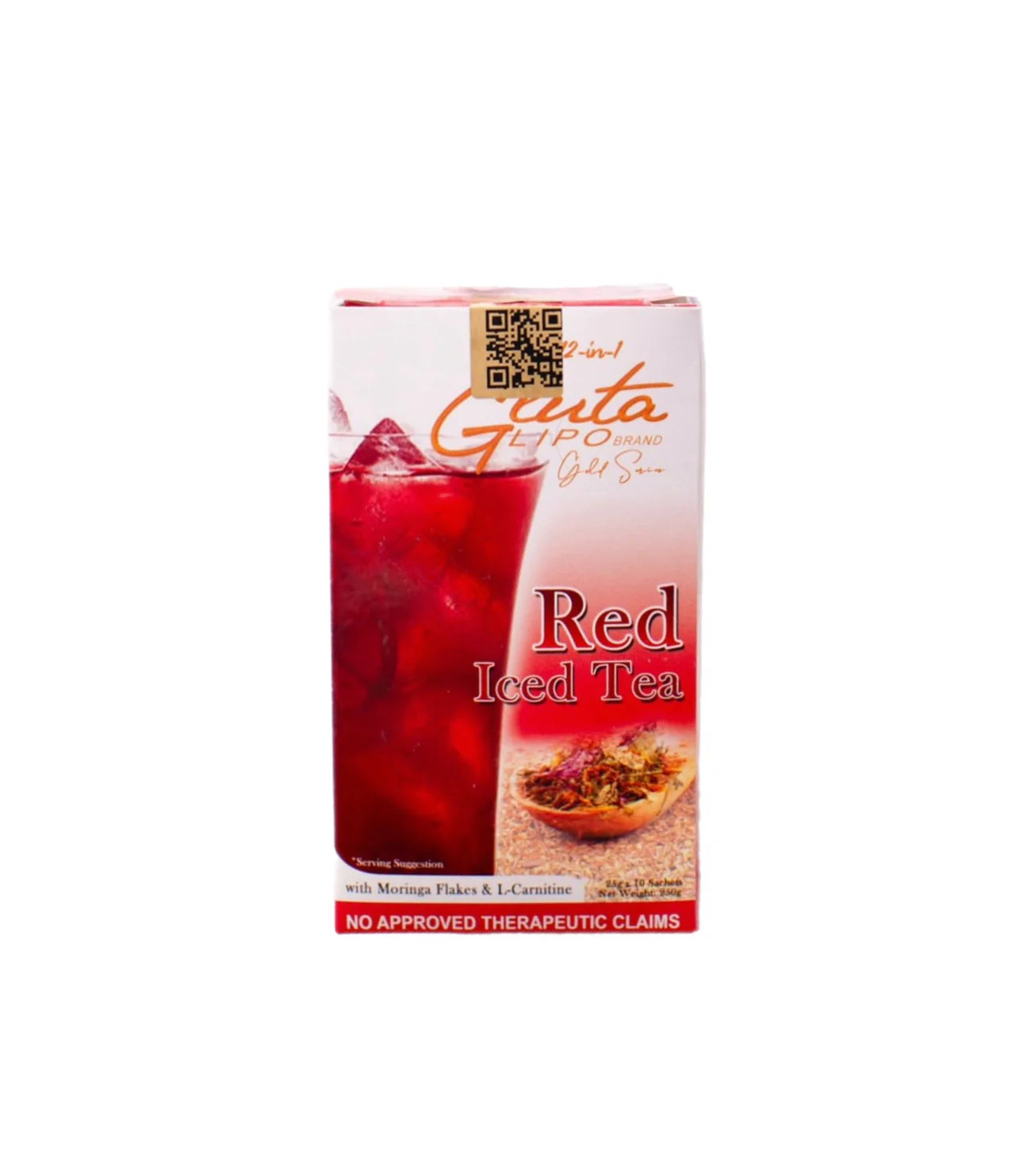 GLUTA LIPO GOLD SERIES RED ICED TEA 12 in 1
