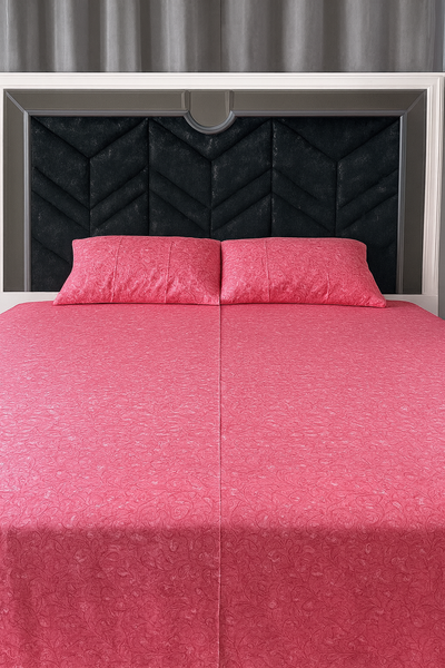 Premium Quality Pink Bedsheet