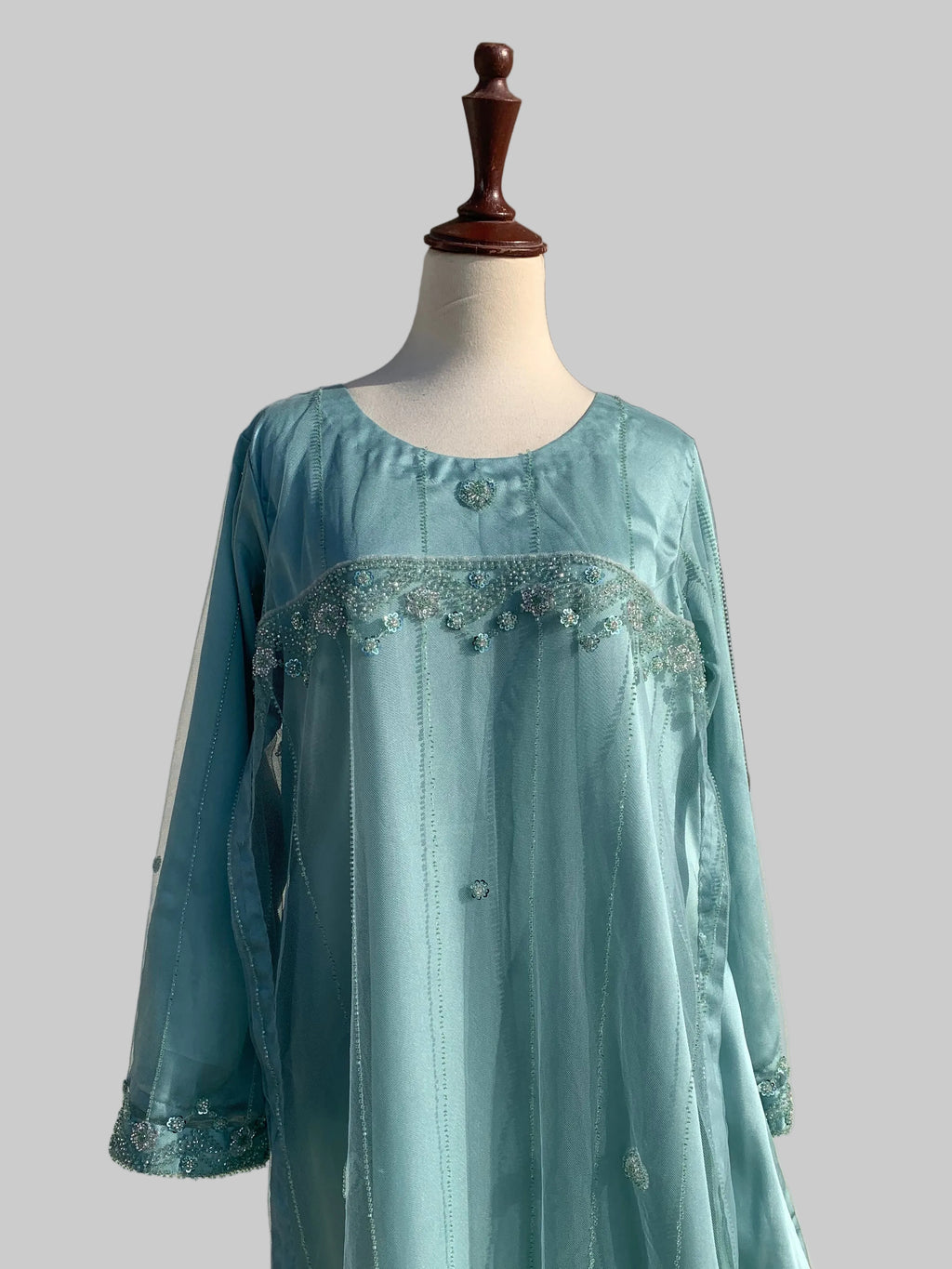 Nelofar A. Double Layered Kaftan with Light Embellishments