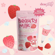 Dear Face Beauty Milk Japanese Collagen STRAWBERRY Drink