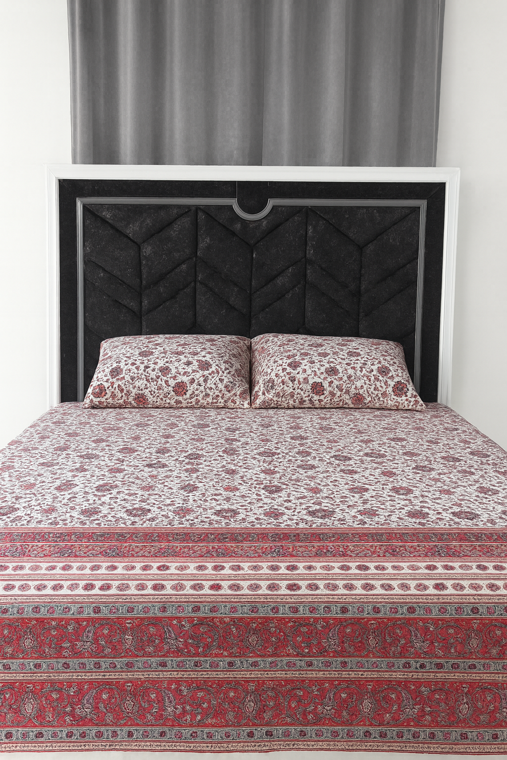 Flat Bedsheet with Two Pillowcases