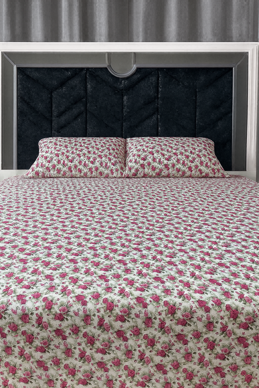 Flat Bedsheet with Two Pillowcases