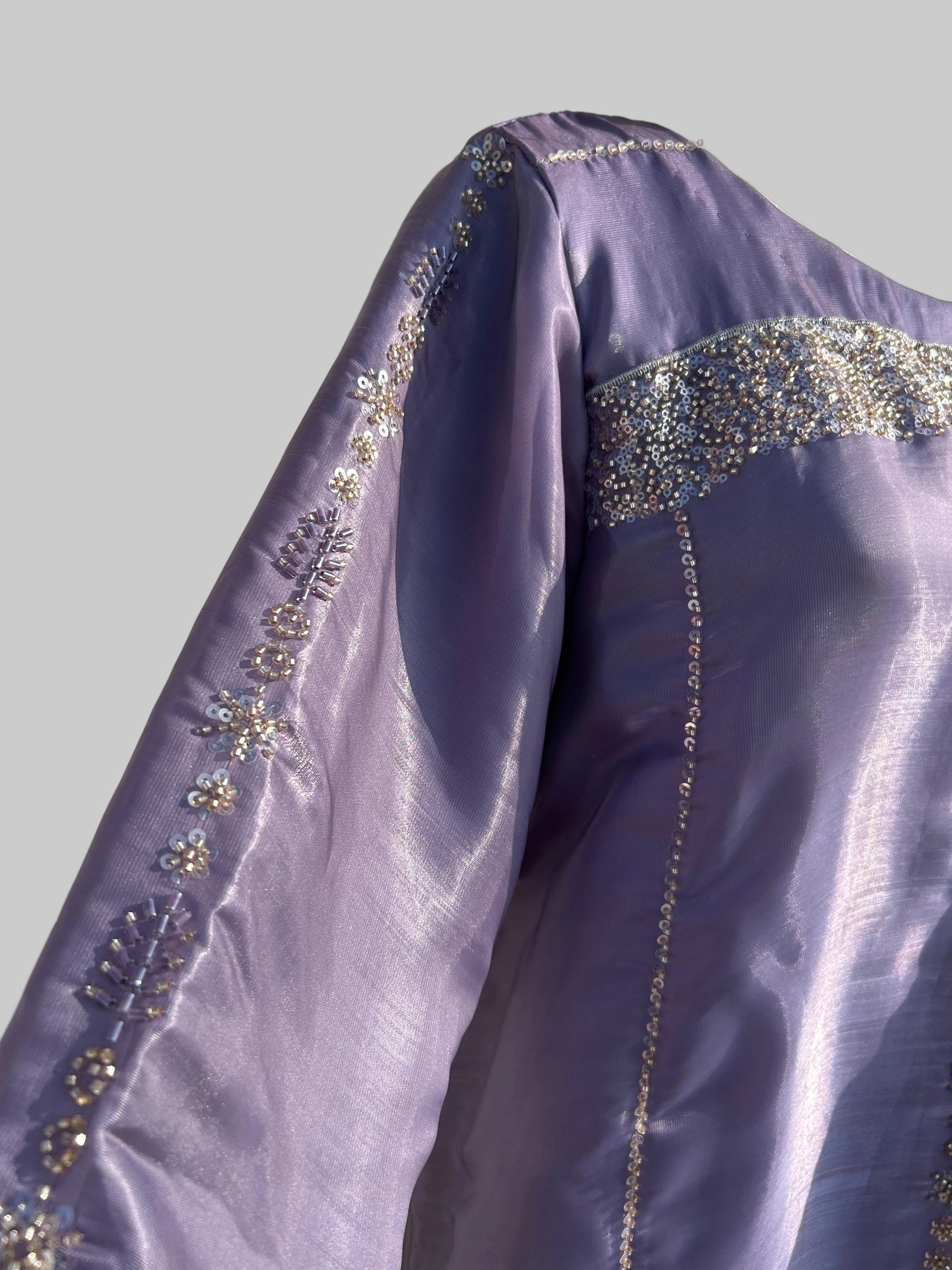 Nelofar A. Double Layered Kaftan with Light Embellishments