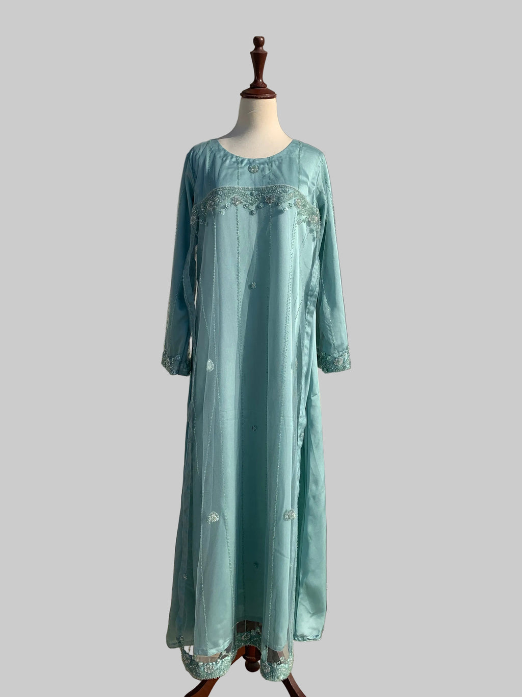 Nelofar A. Double Layered Kaftan with Light Embellishments