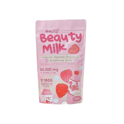 Dear Face Beauty Milk Japanese Collagen STRAWBERRY Drink