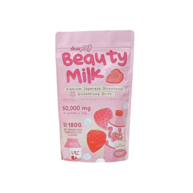 Dear Face Beauty Milk Japanese Collagen STRAWBERRY Drink