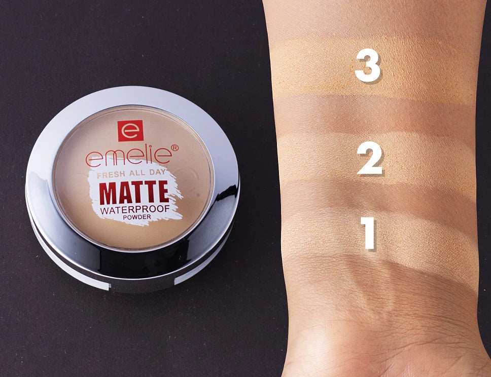 EMELIE Fresh All Day MATTE Waterproof Powder