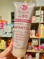 SY Glow Triple Whitening Lotion SPF 80 200ml
