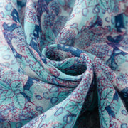 Blue Pomegranate Cotton Viscose Scarf