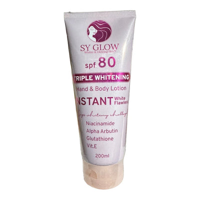 SY Glow Triple Whitening Lotion SPF 80 200ml