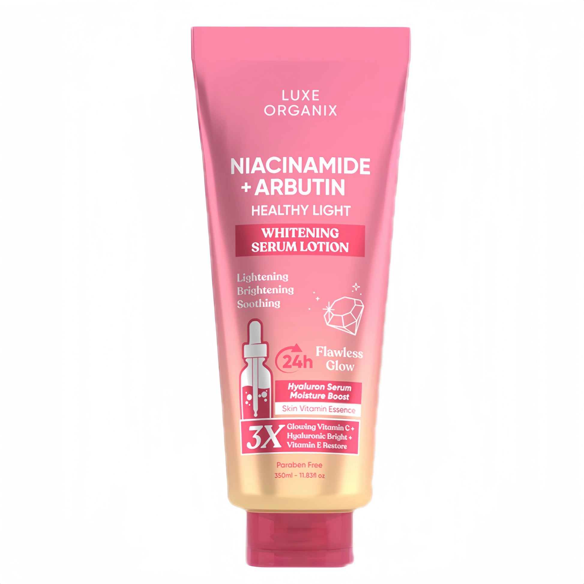 Luxe Organix Niacinamide + Arbutin Healthy Light Whitening Serum Lotion