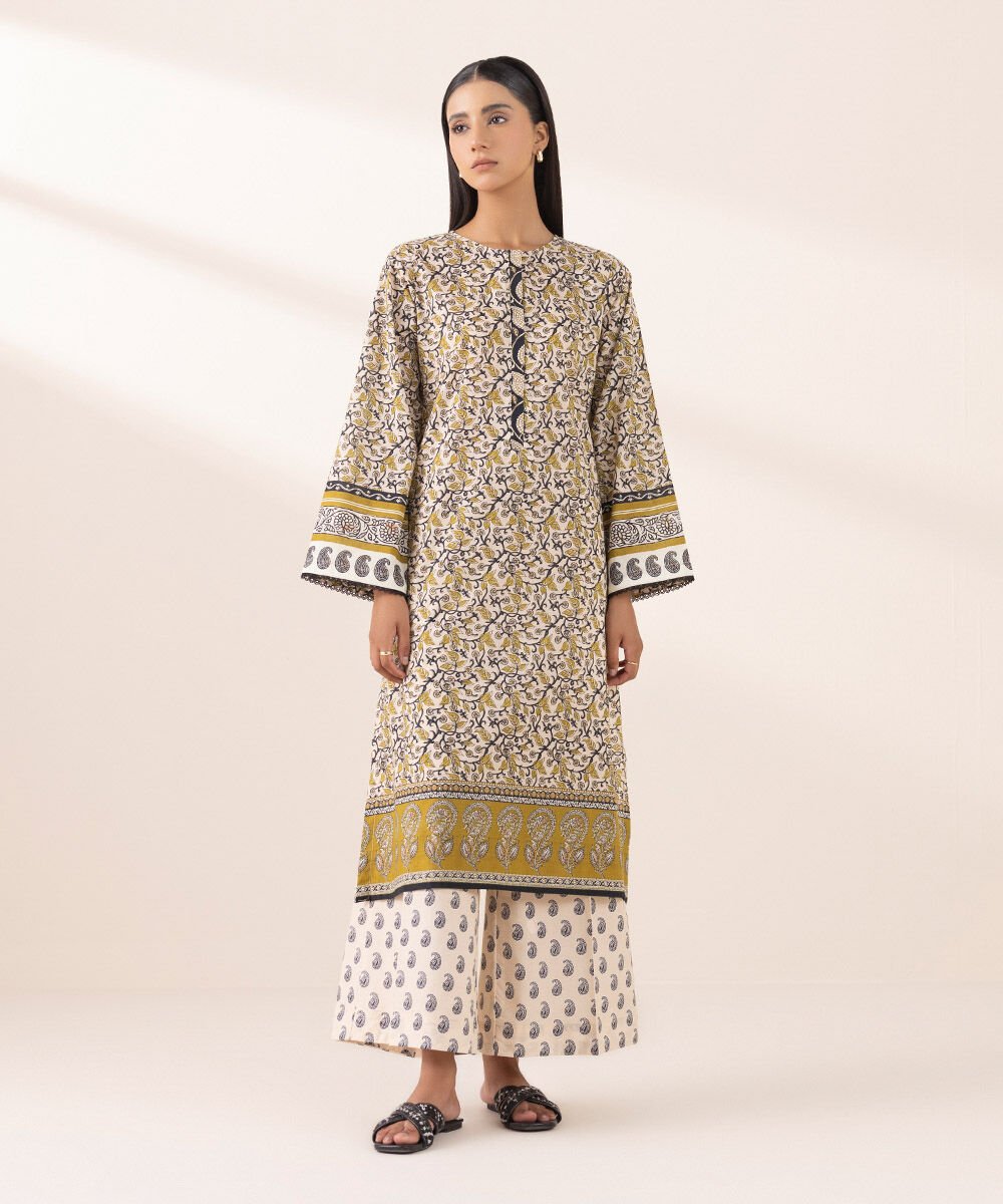 Sapphire Two Piece Printed Lawn Suit