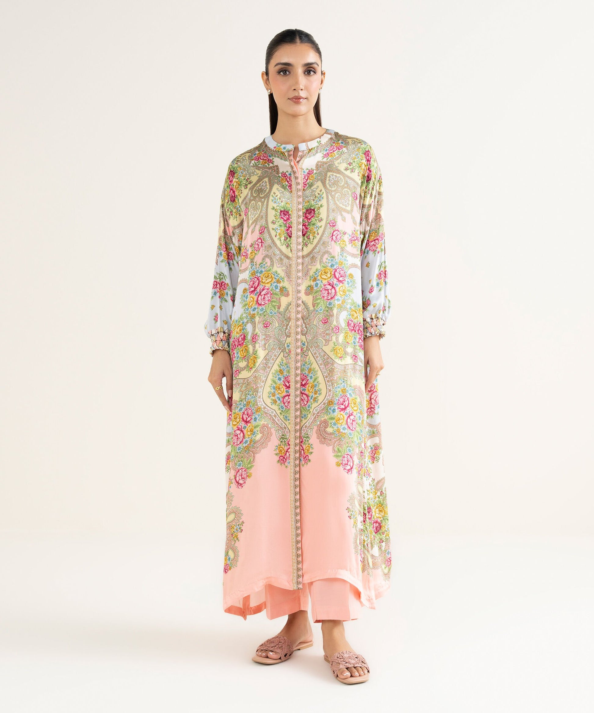 Sapphire Three Piece Silk Suit