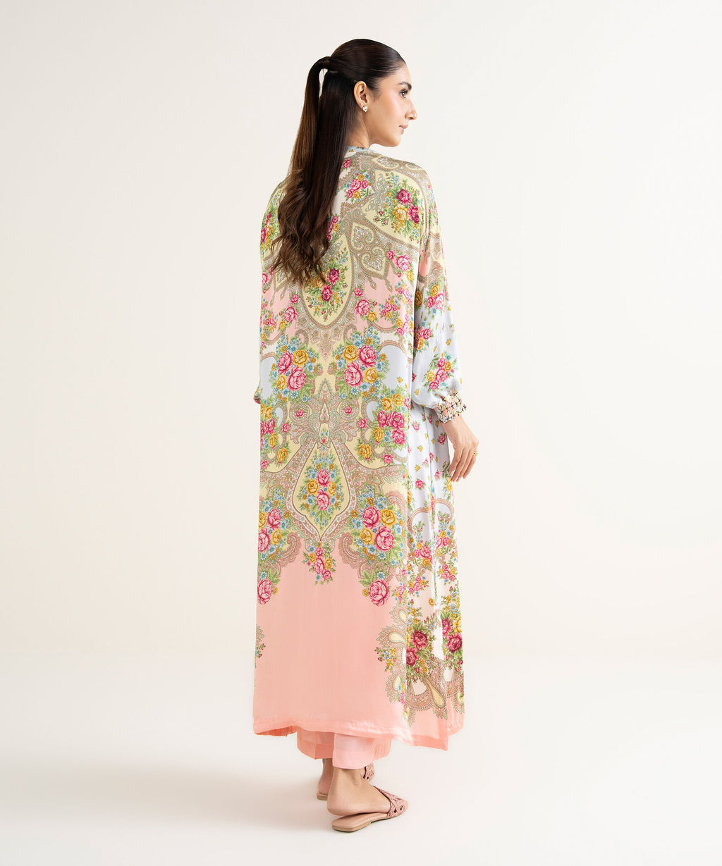 Sapphire Three Piece Silk Suit