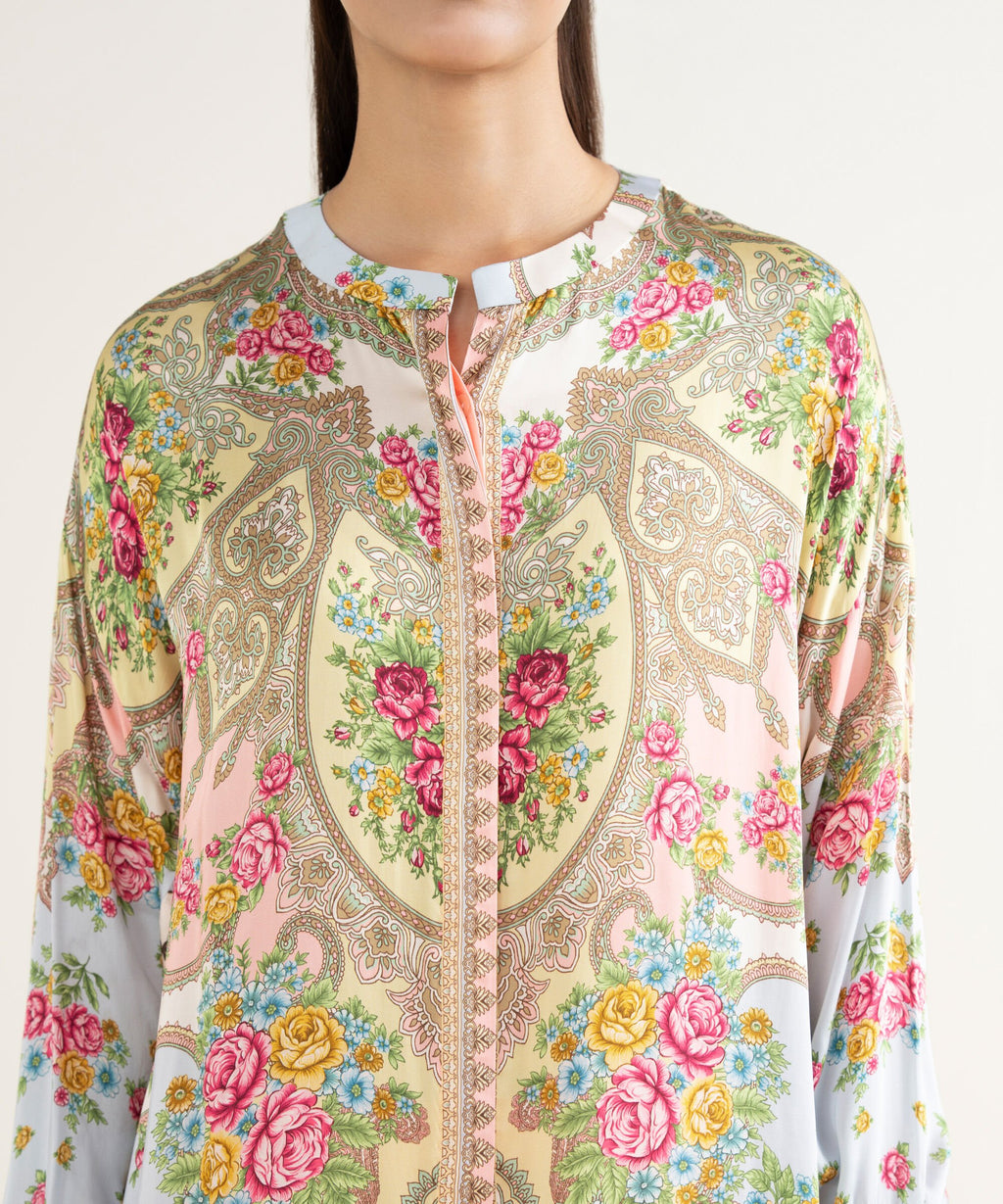 Sapphire Three Piece Silk Suit