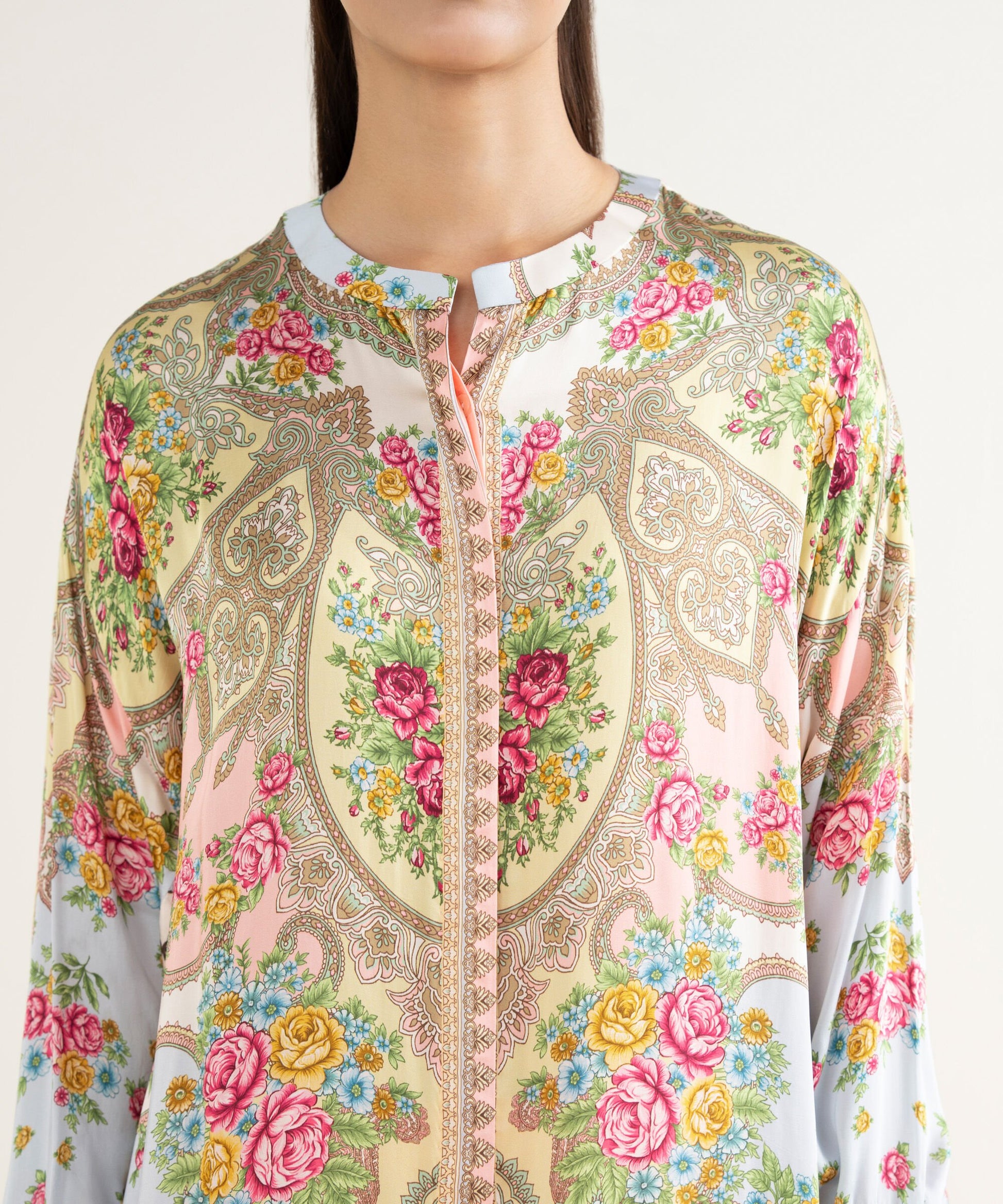 Sapphire Three Piece Silk Suit