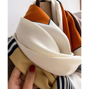 Geometric Blocks Cotton Woolen Scarf