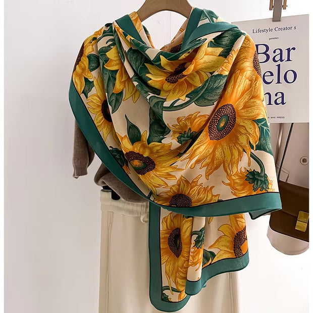 Sunflower Luxury Woolen Scarf