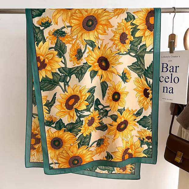 Sunflower Luxury Woolen Scarf