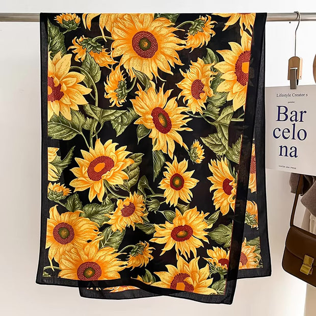 Sunflower Luxury Woolen Scarf