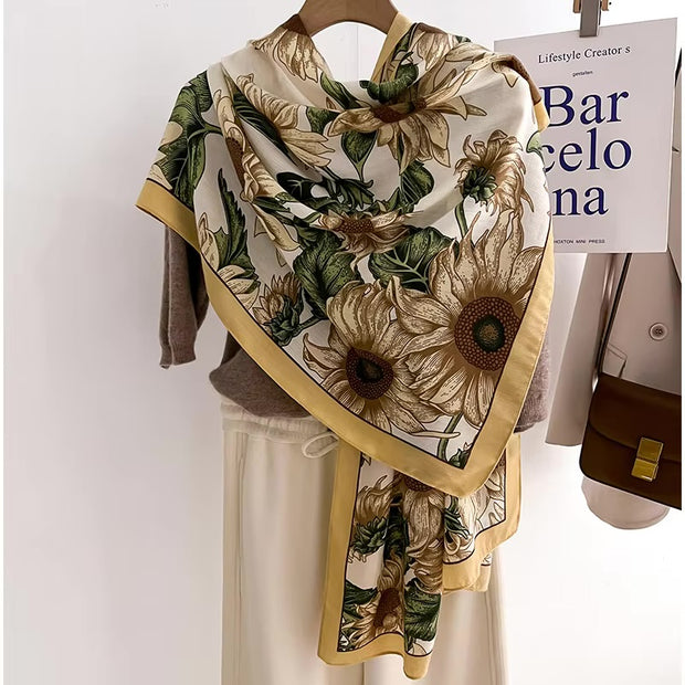 Sunflower Luxury Woolen Scarf