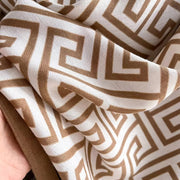 Geometry Print Woolen Scarf