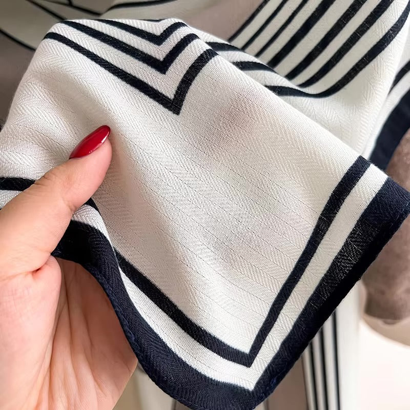 Abstract Shapes Woolen Scarf