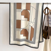 Abstract Shapes Woolen Scarf