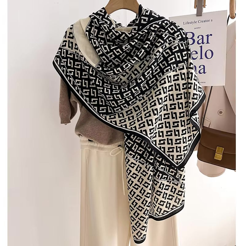Luxury Print Woolen Scarf