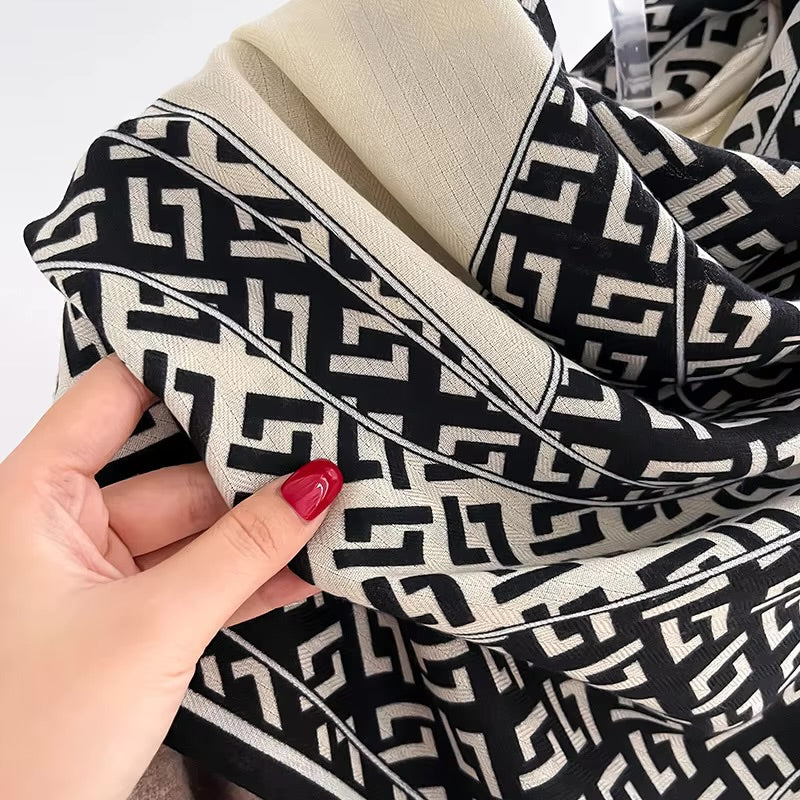 Luxury Print Woolen Scarf
