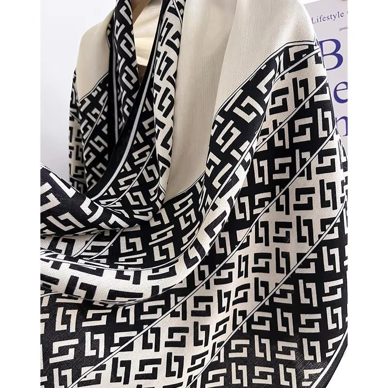 Luxury Print Woolen Scarf