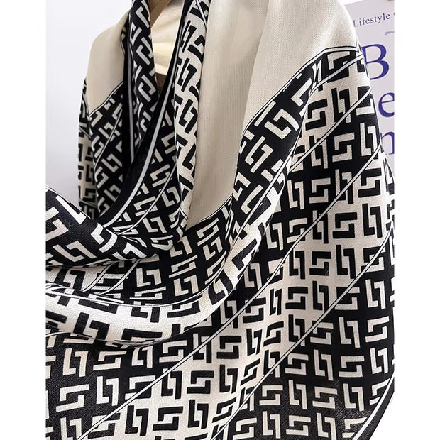 Luxury Print Woolen Scarf