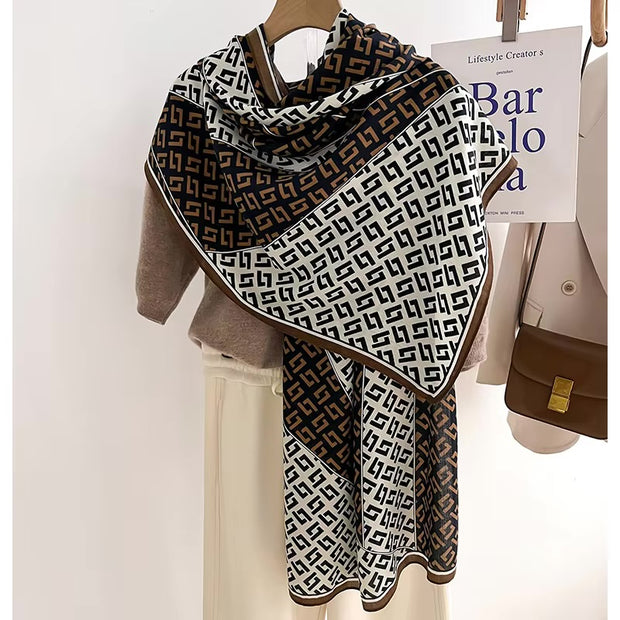 Luxury Print Woolen Scarf