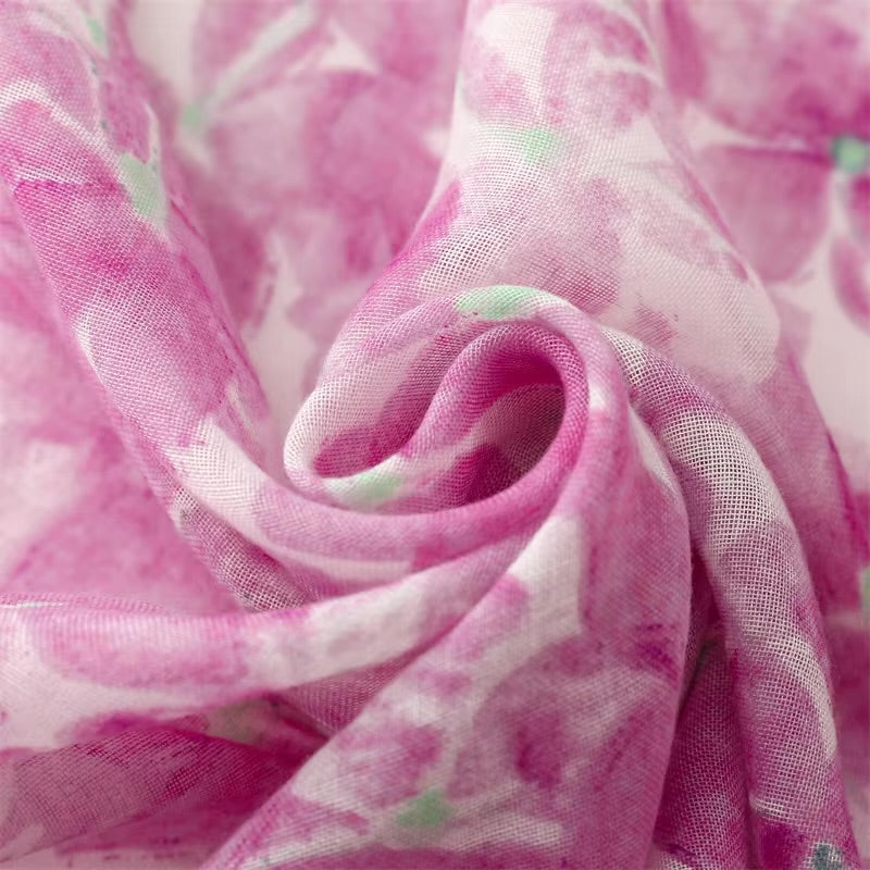 Petals Cotton Viscose Scarf