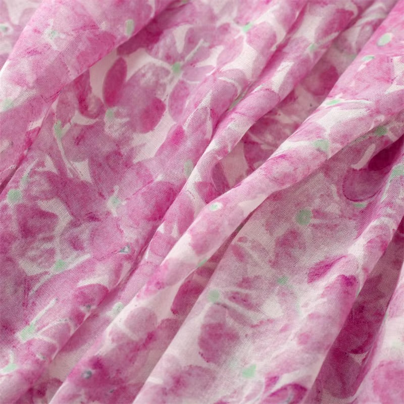 Petals Cotton Viscose Scarf