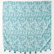 Floral Print Cotton Viscose Scarf