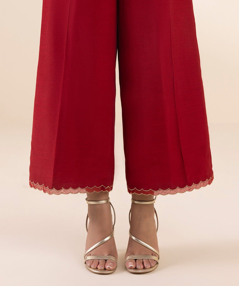 3 PIECE - EMBROIDERED ORGANZA SUIT