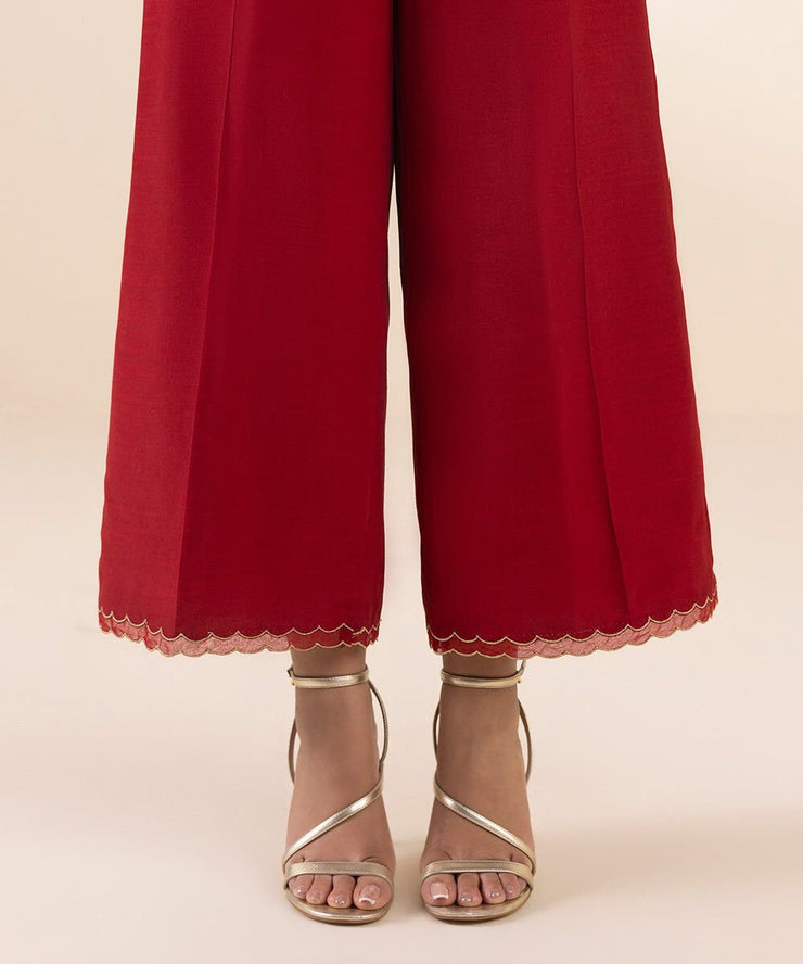 3 PIECE - EMBROIDERED ORGANZA SUIT
