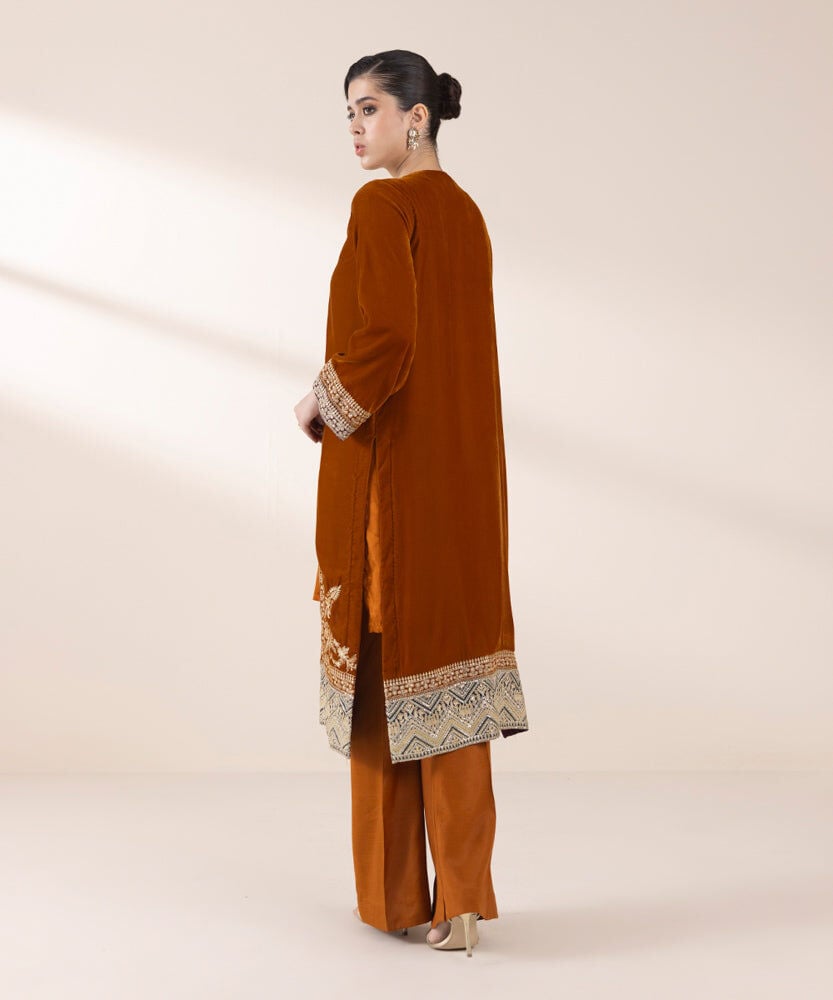Sapphire 4 Piece Embroidered Velvet Suit
